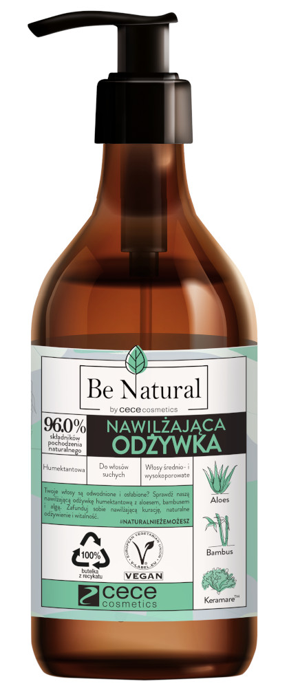 CeCe Be Natural nawilżająca odżywka z aloesem bambusem i algą 270ml