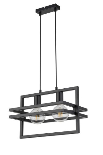 Merci lampa wisząca 2-punktowa czarna 32391