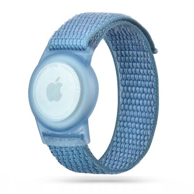 Pasek TECH-PROTECT Nylon for Kids do Apple Airtag Błękitny