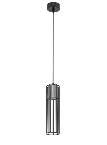 Fobia lampa wisząca 1-punktowa czarna/srebrna 33448