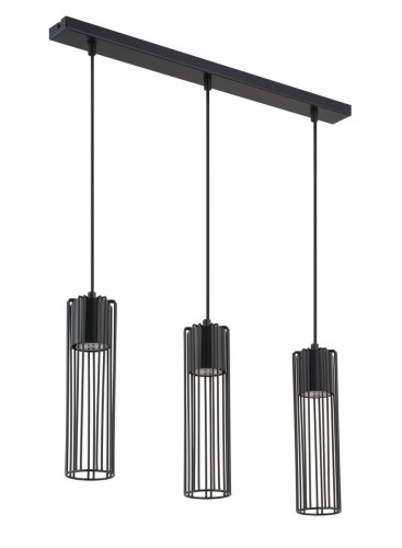 Fobia lampa wisząca 3-punktowa czarna 33453