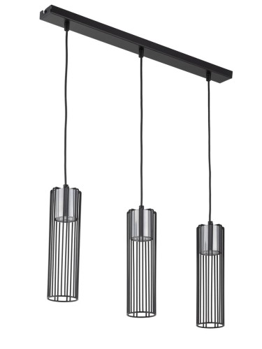Fobia lampa wisząca 3-punktowa czarna/srebrna 33454
