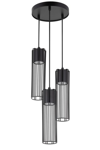 Fobia lampa wisząca 3-punktowa czarna 33456