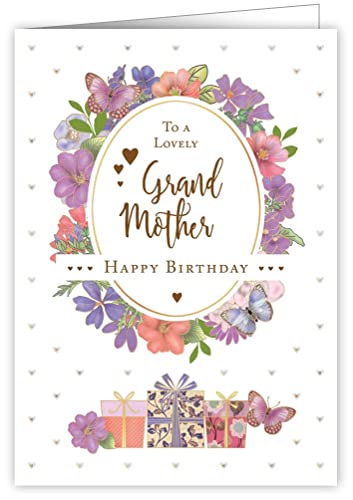 Kartka 'Happy Birthday' babcia