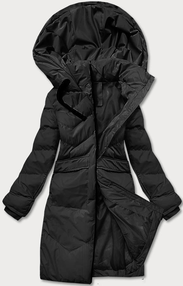 LEKKA ZIMOWA KURTKA DAMSKA CZARNA (5M735-392) - J.STYLE