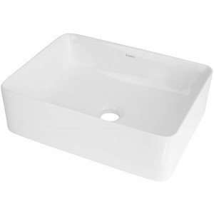 Deante JASMIN Umywalka ceramiczna nablatowa 30x40 Biała CDJ_6U4S