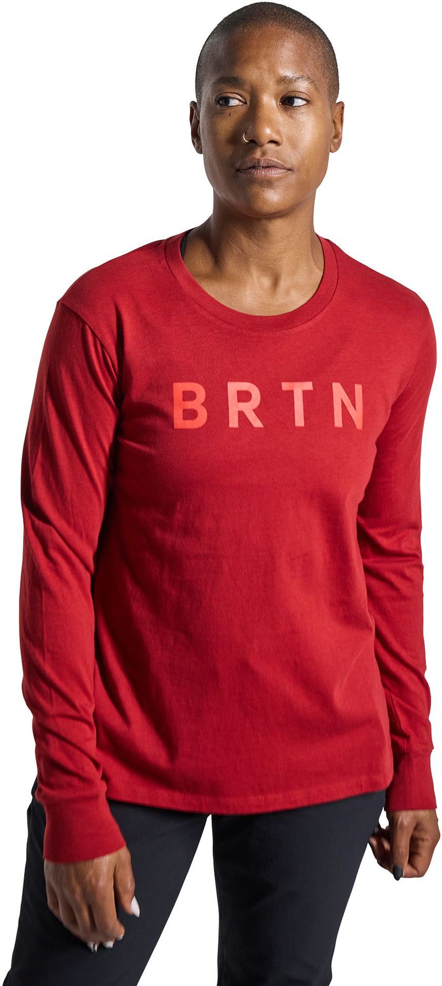 t-shirt damski BURTON BRTN LS TEE Sun Dried Tomato Heather