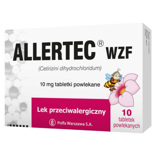 ALLERTEC WZF 10 mg 10 tabletek