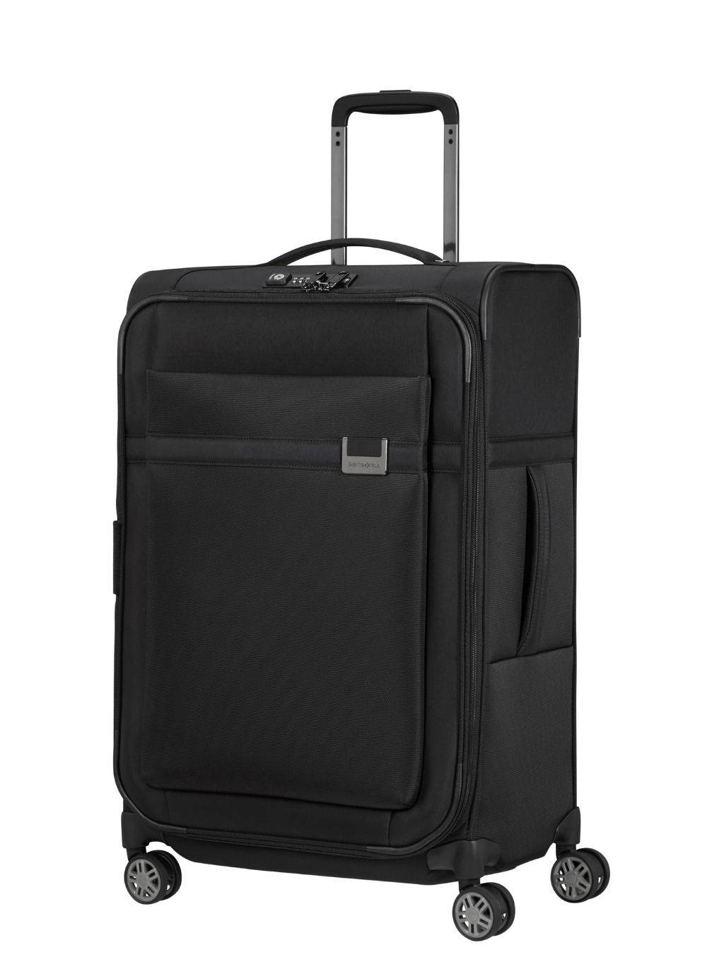 Walizka średnia poszerzana Samsonite Airea - black