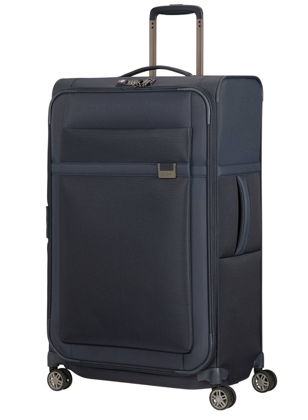 Walizka duża poszerzana Samsonite Airea - dark blue