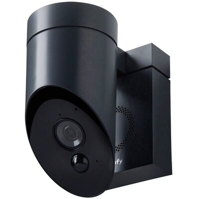 Somfy 2401563 Full HD Outdoor Camera ze zintegrowaną syreną, wykrywanie ruchu, szeroki kąt 130°, głośnik i mikrofon kompatybilny z Amazon Alexa, Tahoma, Nest, IFTTT i Google Assistant