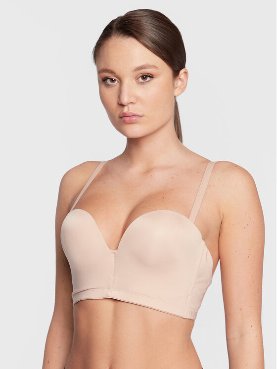 Wonderbra Biustonosz push-up WB000BHM Beżowy