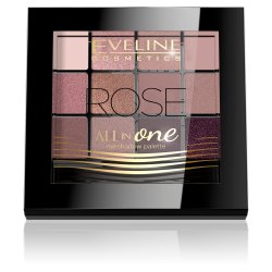 Eveline All In One, paleta cieni do powiek 02 Rose, 12 g