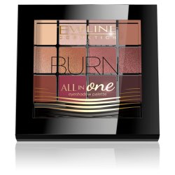 Eveline All In One Eyeshadow Palette paleta cieni do powiek 03 Burn 12 g 53755-uniw