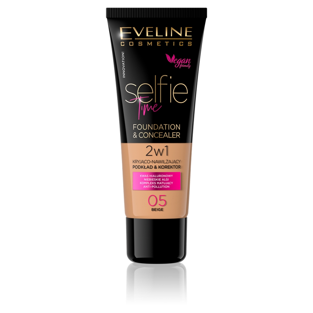 Eveline Selfie Time Foundation & Concealer 05 Beige 30ml