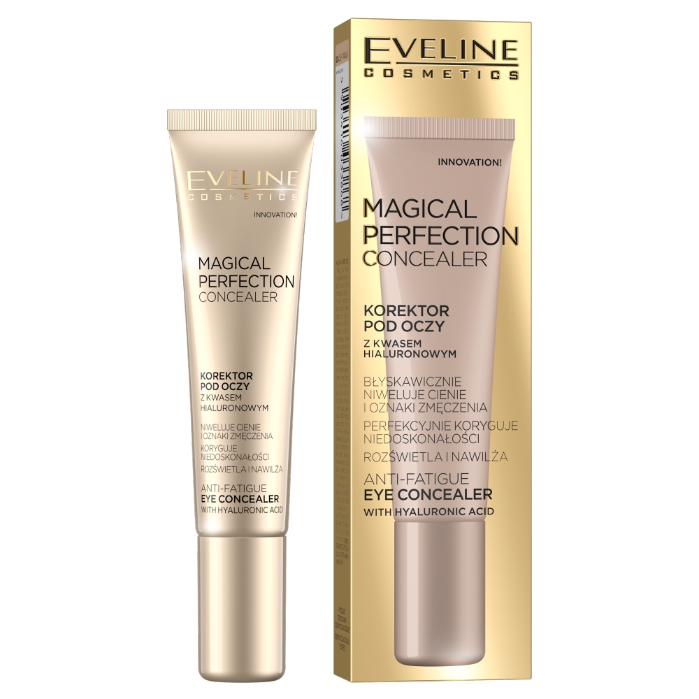 Eveline COSMETICS Magical Perfection Concealer Korektor pod oczy, nr 02A light vanilla, 15 ml