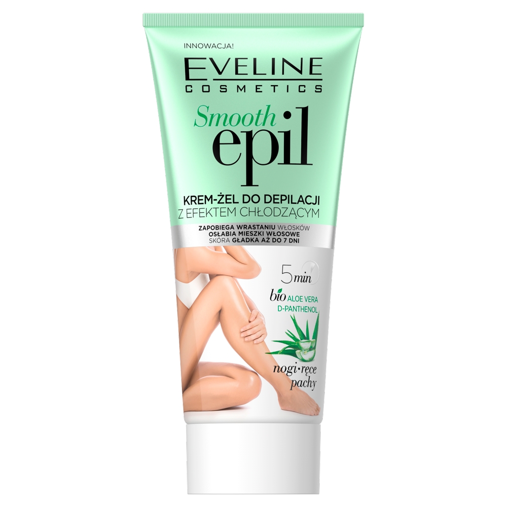 Eveline SMOOTH EPIL - krem-żel do depilacji z efektem chłodzącym dla kobiet - 175 ml EVEED1ML