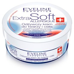 Eveline Extra Soft Allergique, krem do twarzy i ciała skóra wrażliwa, 200 ml