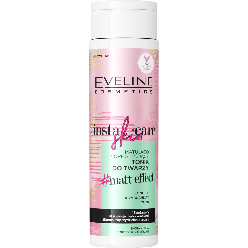 Eveline Insta Skin Care Matująco-normalizujący tonik do twarzy 200ml