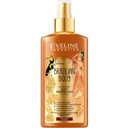 Eveline Brazilian Body Luksusowy Złoty Rozświetlacz do ciała 5w1 - każda karnacja 150ml SO_111009