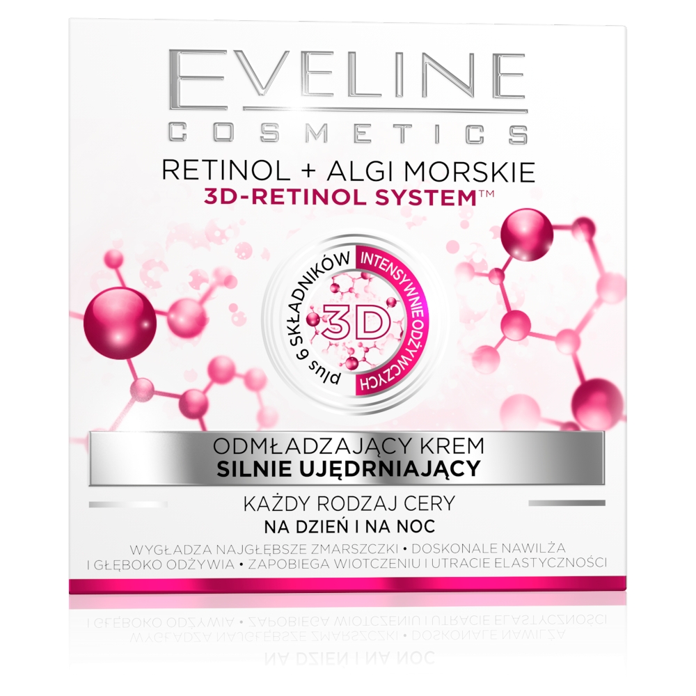 Eveline Cosmetics Retinol+ Algi Morskie odmładzający krem silnie ujędrniający dzień/noc 50ml