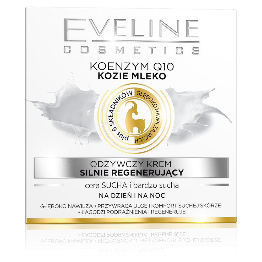 Eveline Koenzym Q10 Kozie Mleko Odżywczy krem silnie regenerujący 50ml