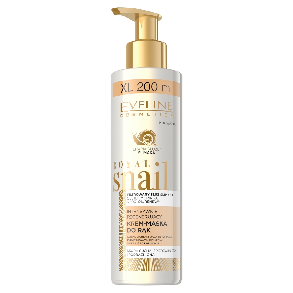 Eveline Royal Snail Krem-maska do rąk intensywnie regenerujący 200ml pompka