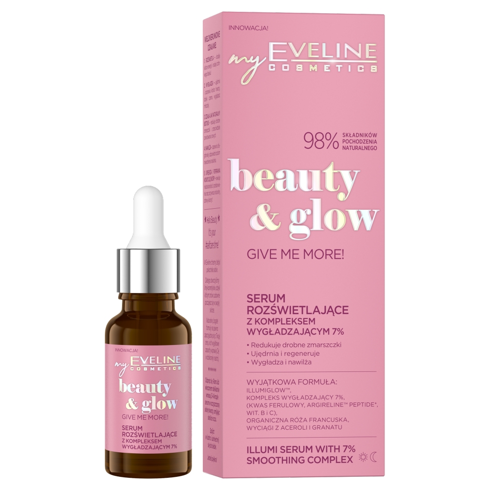 Eveline Eveline Beauty & Glow Serum rozświetlające z kompleksem wygładzającym