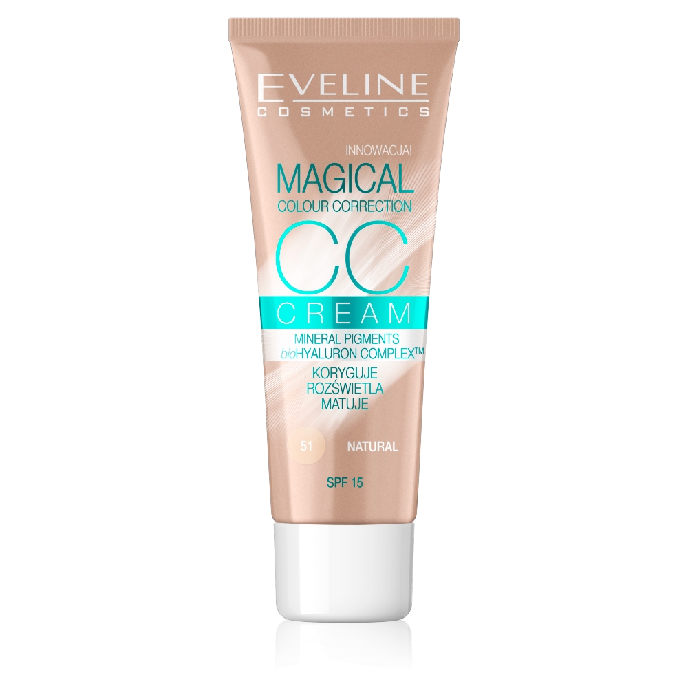 Eveline Fluid Magical CC Cream nr 51 Naturalny 30ml KOLOROWKA