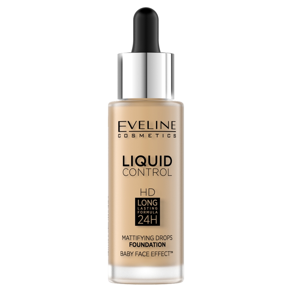 Eveline Cosmetics Cosmetics Liquid Control HD Matujący podkład do twarzy 016 Vanilla Beige 32ml 62973-uniw