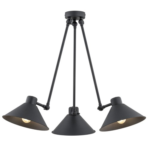 Argon Lampa wisząca 3x15W LED E27 ALTEA 1452 czarny