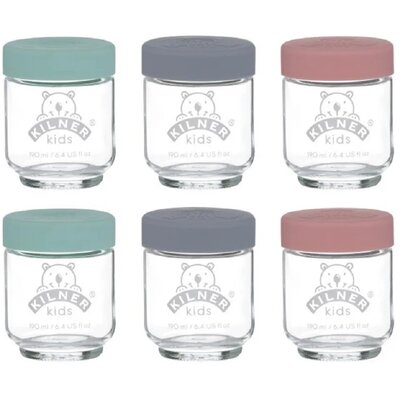 Kilner KIL Zestaw 6 słoików na posiłki dla dzieci 190ml 0025.017