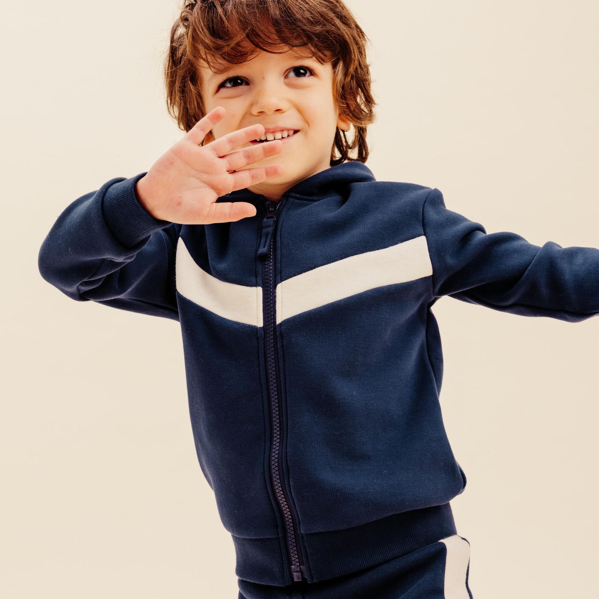 Bluza dziecięca Domyos Basic rozpinana
