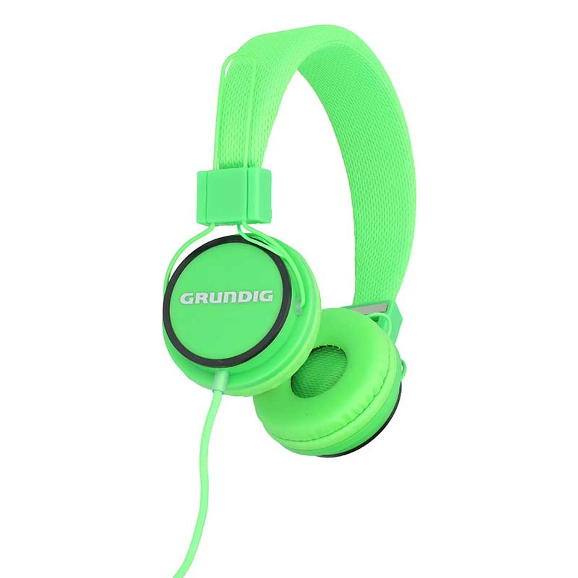 Grundig - nauszne neon (zielony)