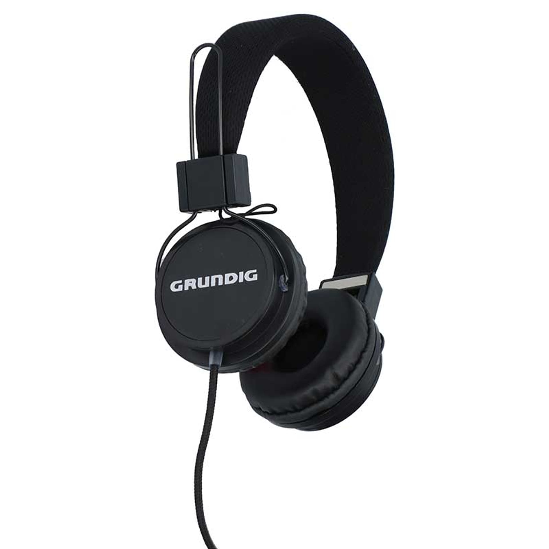 Grundig - nauszne neon (czarny)