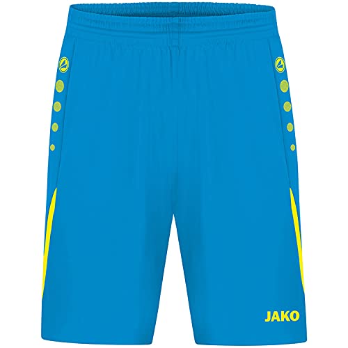 JAKO Damskie spodnie sportowe Challenge spodnie sportowe Challenge Jako niebieski/neonowy żółty 34-36