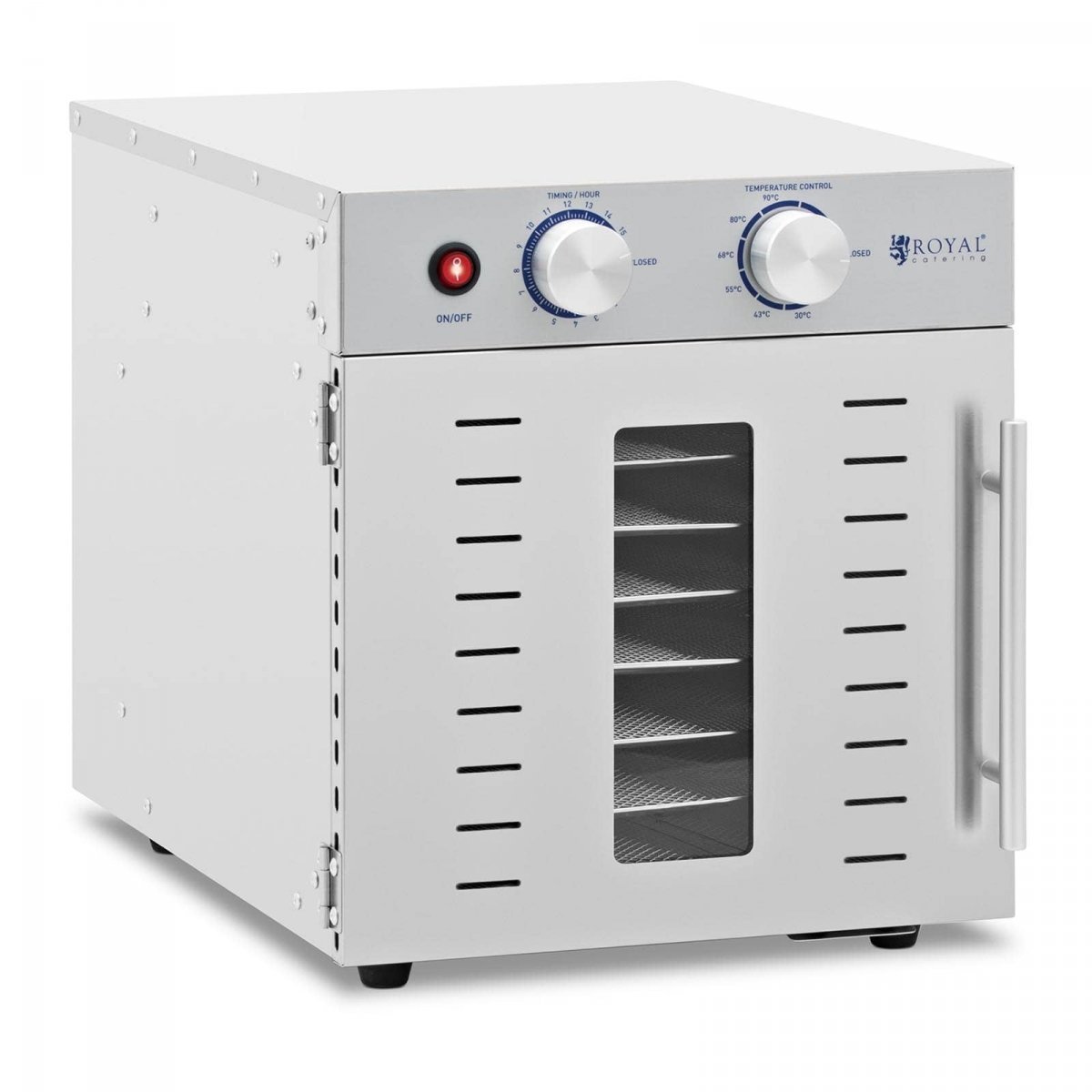 Suszarka do żywności - 800 W - 8 rusztów - Royal Catering RCDA-800/23S