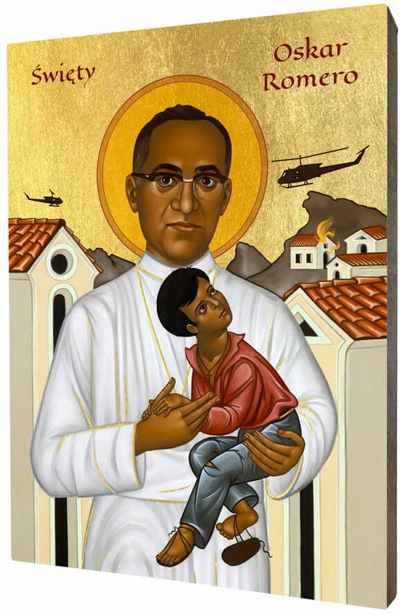 Ikona św. Oskar Romero, biskup i męczennik