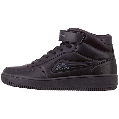 Kappa Adult Unisex Bash Mid wysoka Sneaker - czarny - 36 EU