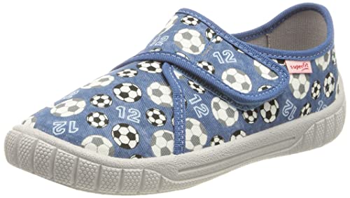 Superfit Chłopięce kapcie bill, Niebieski, wielokolorowy 8400, 24 EU