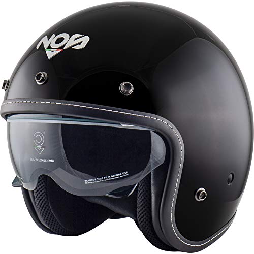 KASK MOTOCYKLOWY NOS NS-1, LA, BLACK