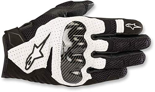 Alpinestars Smx-1 Air V2 Gloves Black White, czarny/biały, L