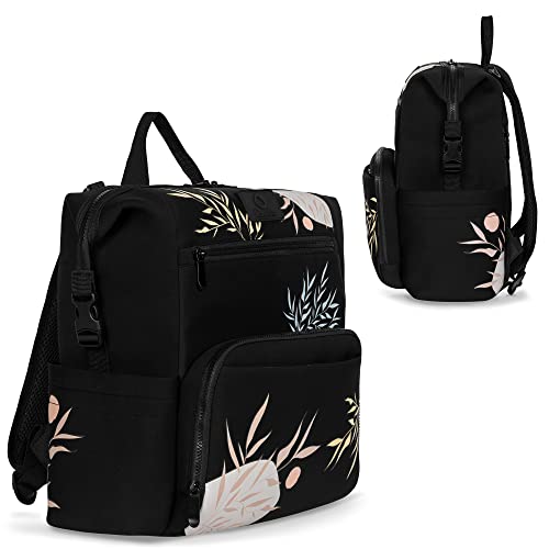 Lionelo Plecak na kostkę, torba do przewijania, rzeczy dla niemowląt, lekki na spacery i podróż z dzieckiem, 12 kieszeni, torba termiczna, możliwość zamocowania go do wózka, 36 x 36 x 23 cm (Lovin)