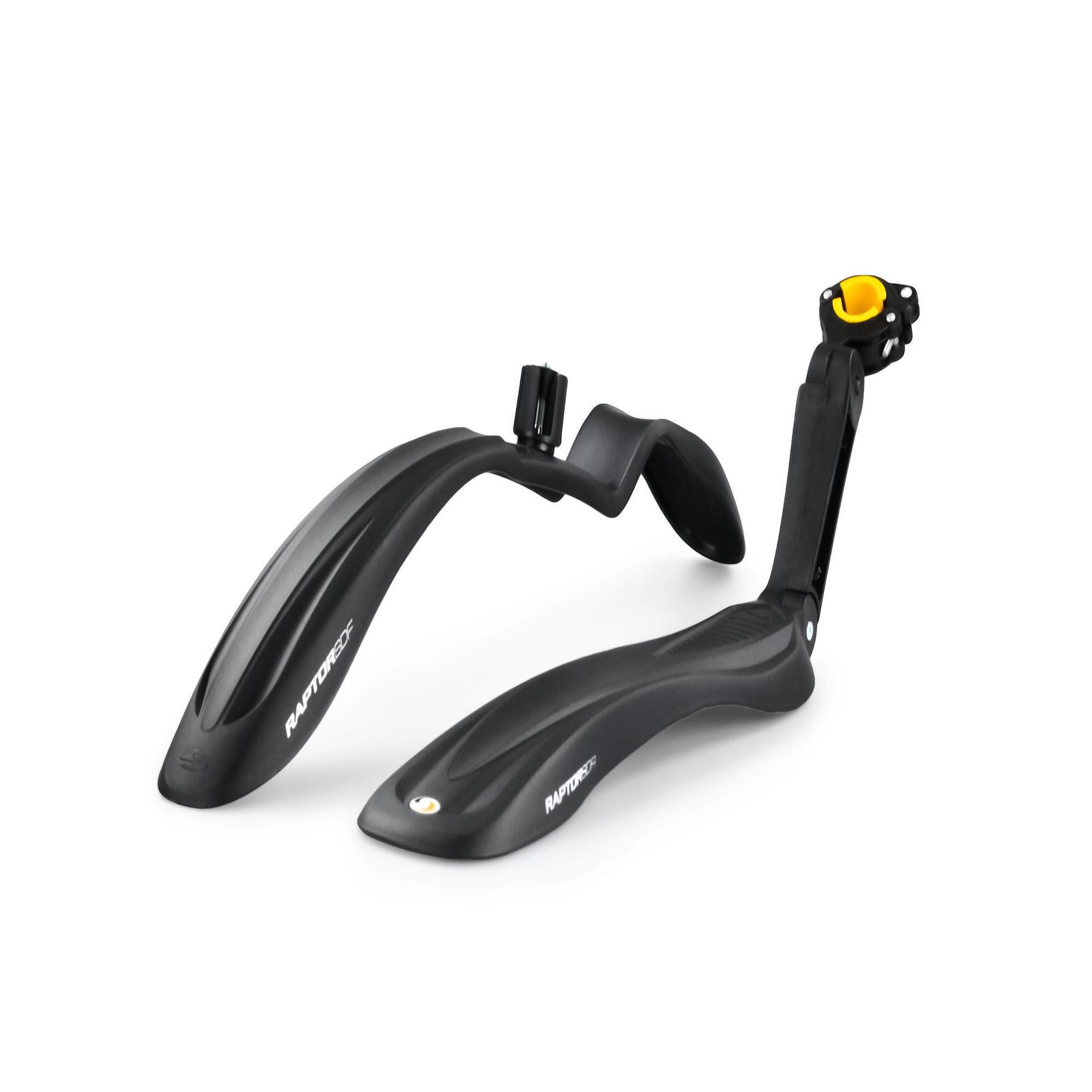 SIMPLA Błotniki 24/26 MTB RAPTOR3 plast. do ramy amortyz. z obejmą BLK096