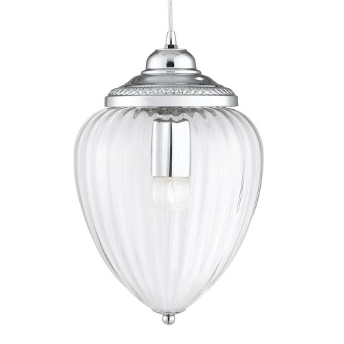 Szklana lampa wisząca Pendants ze żłobieniami