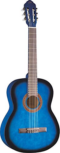 Eko GUITARS - CS-5 BLUE BURST Gitara Klasyczna Seria Studio, Skala 3/4, Niebieski Kolor Burst