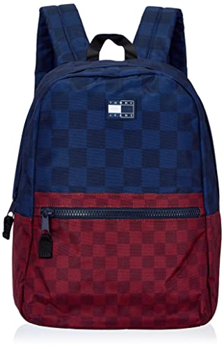 Tommy Hilfiger Męski plecak TJM Collegiate Check plecak, szachownica, jeden rozmiar, Szachownica