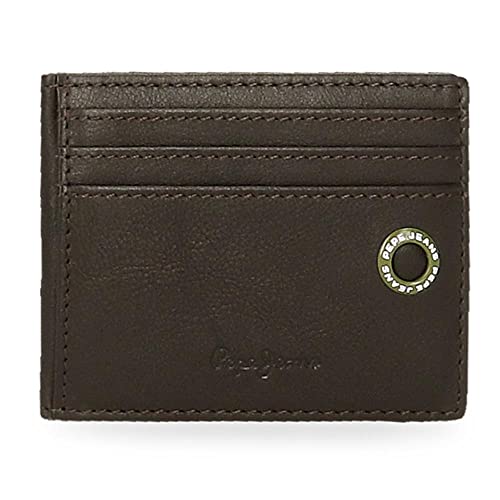 Pepe Jeans Badge Karter, unikalny, Brązowy, única, etui na karty
