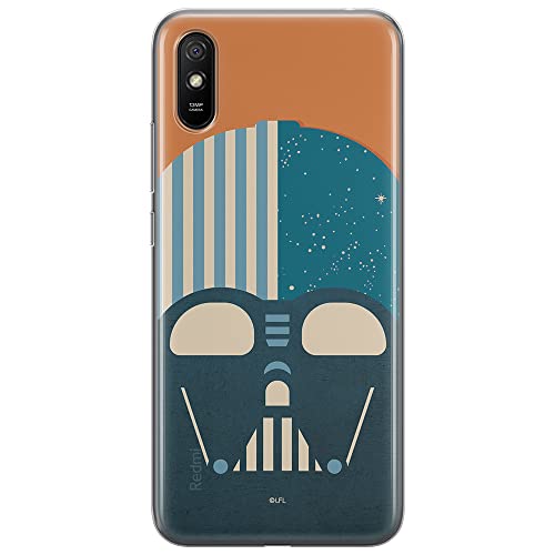 ERT GROUP etui na telefon Xiaomi REDMI 9A, case oryginalny i oficjalnie licencjonowany przez Star Wars, wzór Darth Vader 025, optymalnie dopasowane, plecki z TPU