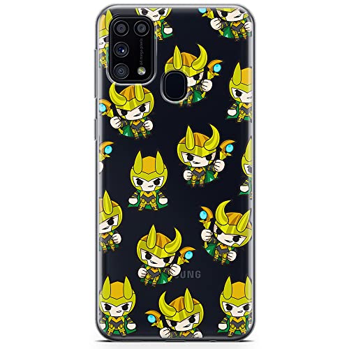 Etui Marvel dedykowane do Samsung M31, wzór: Loki 003 Etui częściowo przeźroczyste, oryginalne i oficjalnie licencjonowane